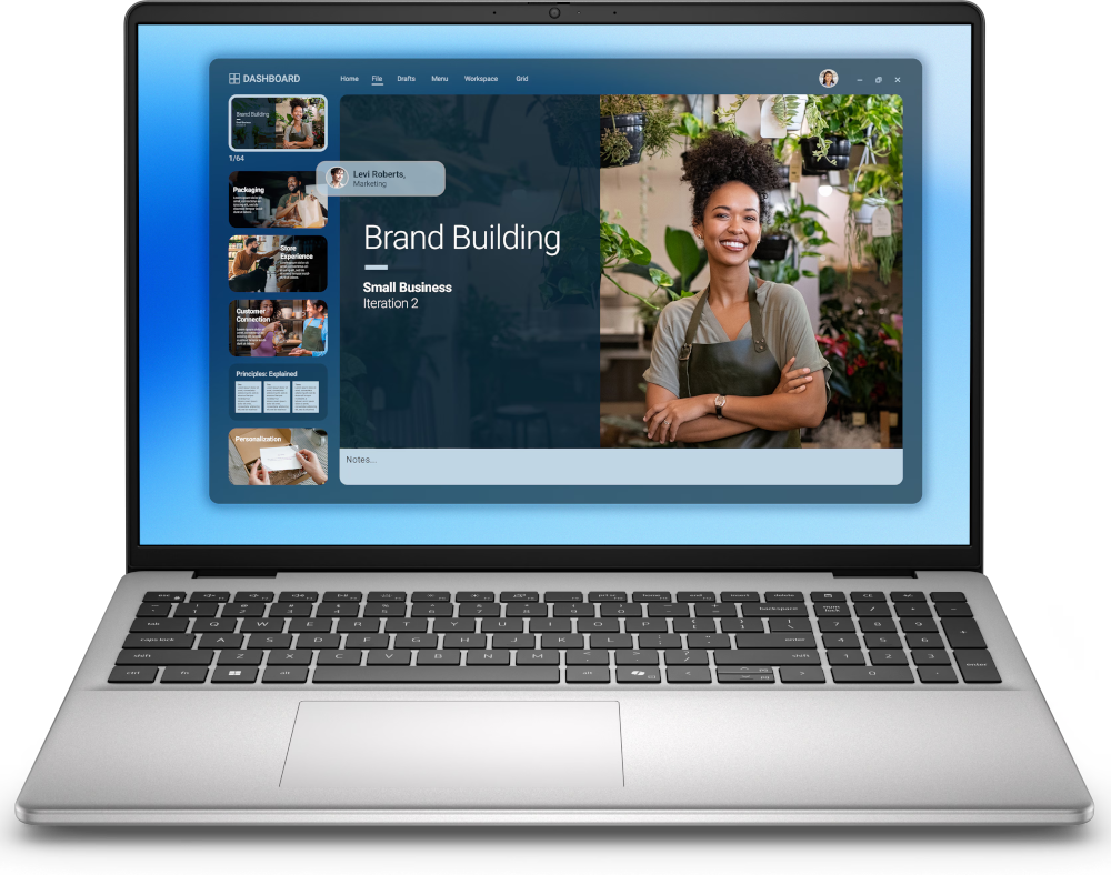 Dell 16 privacy laptop with Linux Mint Cinnamon
